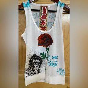 L.A.M.B. by Gwen Stefani Mexican Print Tank Size M. Spring 2007. New condition.